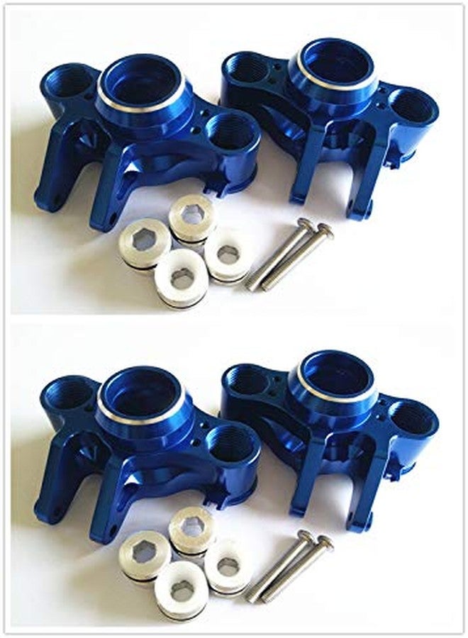 EPTNNASO Aluminum Axle Carriers Front and Rear -2PR Blue for Traxxas 1/10 RC E-REVO 2.0 VXL 8635 - Image 1